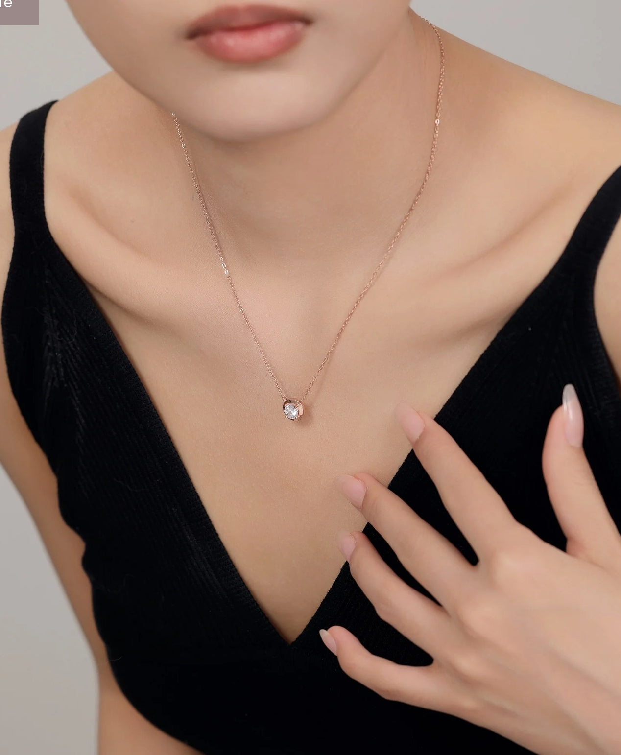 Silver Ring Pendant Chain1