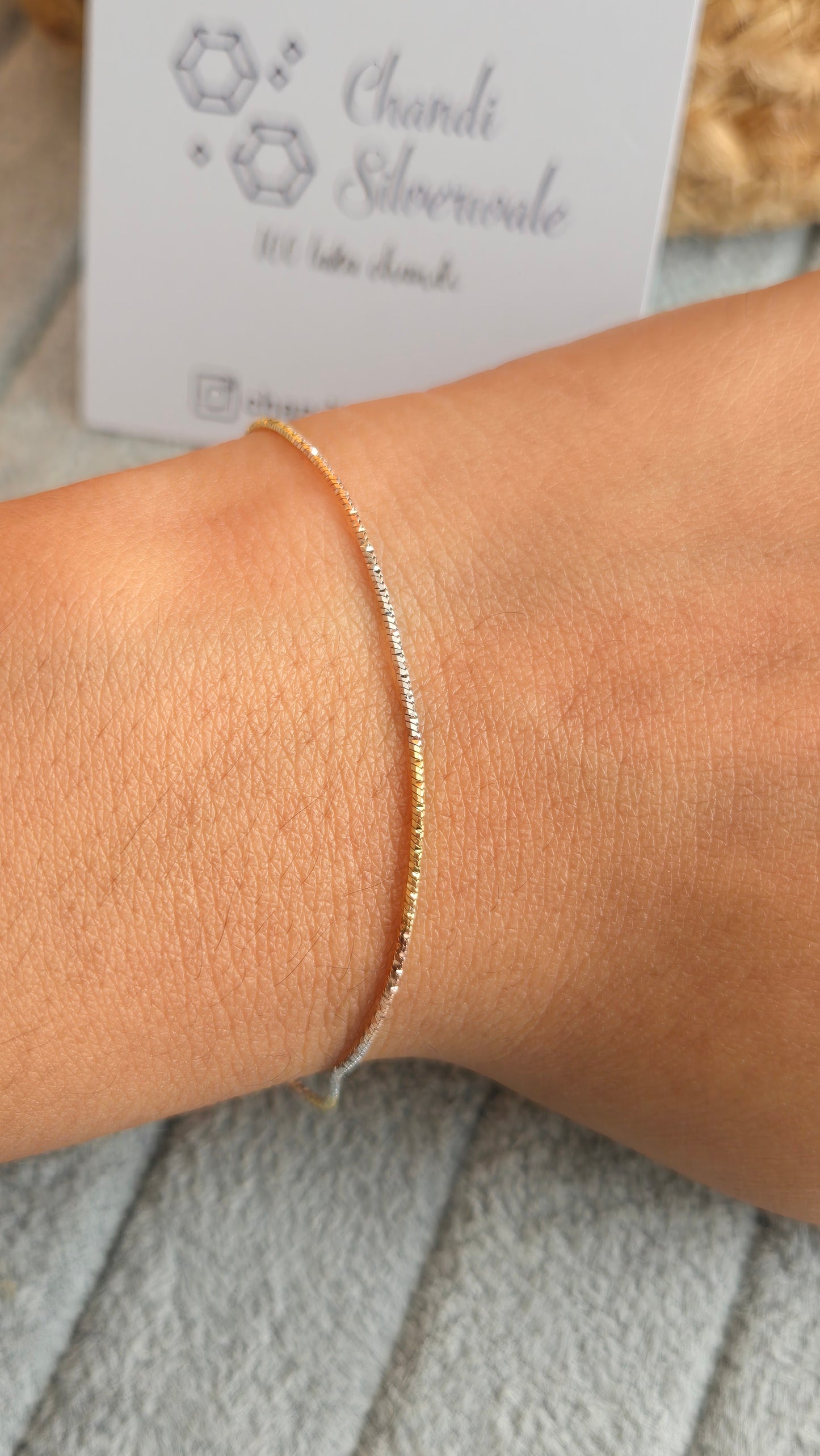 Italian Silver Bracelet-Minimal