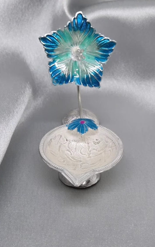 Pure Silver Niranjan Diya