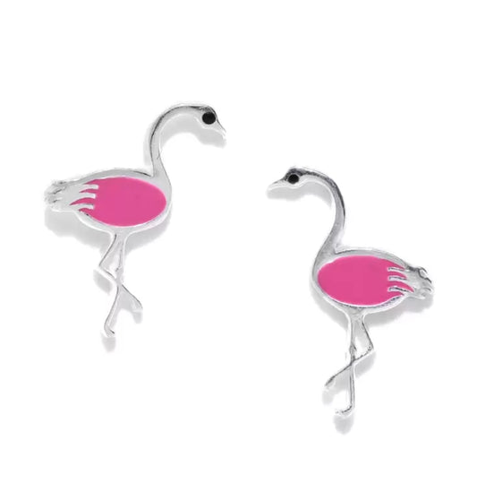 Flamingo earrings - for kids